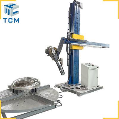 Bề mặt phễu hình nón đầu bằng thép có máy đánh bóng hoàn toàn tự động PLC