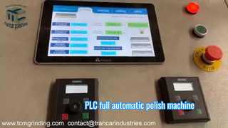 Máy đánh bóng tự động đầu đĩa hình nón PLC